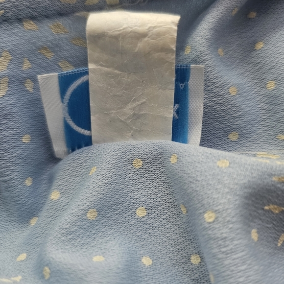 Vintage 1970s Blue Lace Collar Dress | Size 15–16 | Made in USA | Grandmacore - Picture 8 of 9